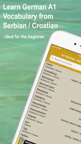 Game screenshot Serbisch Deutsch Vokabeln A1 mod apk
