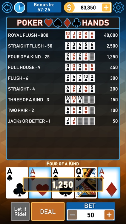 Video Poker Multi Bonus screenshot-7