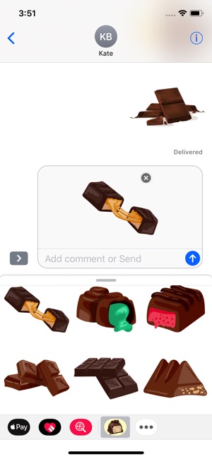 Milk Chocolate Bar Stickers(圖3)-速報App