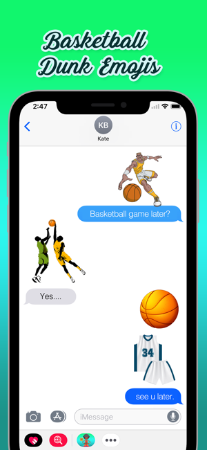 Basketball Dunk Emojis(圖3)-速報App