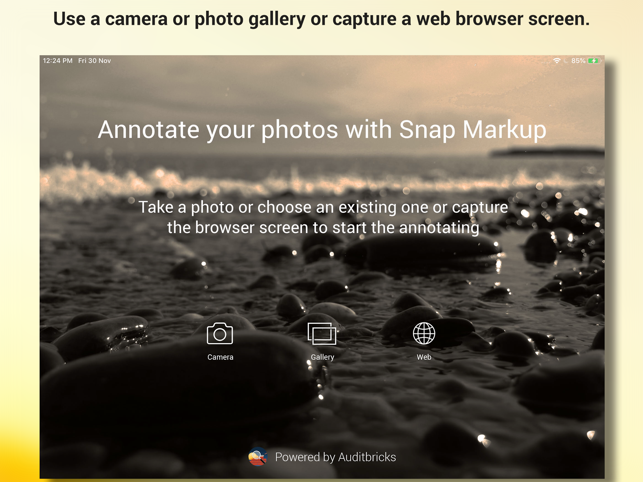Snap Markup - Captură de ecran cu instrumentul de adnotare