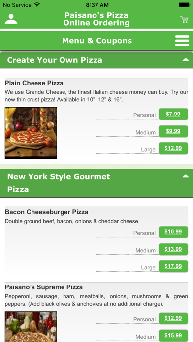 How to cancel & delete Paisano's Pizza from iphone & ipad 2