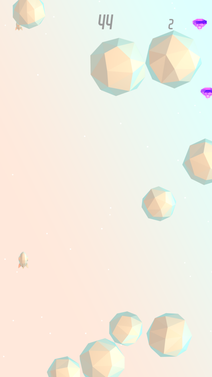 PolyRocket Asteroid Runner