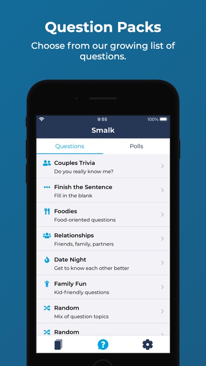 Smalk - Personal Trivia screenshot-3