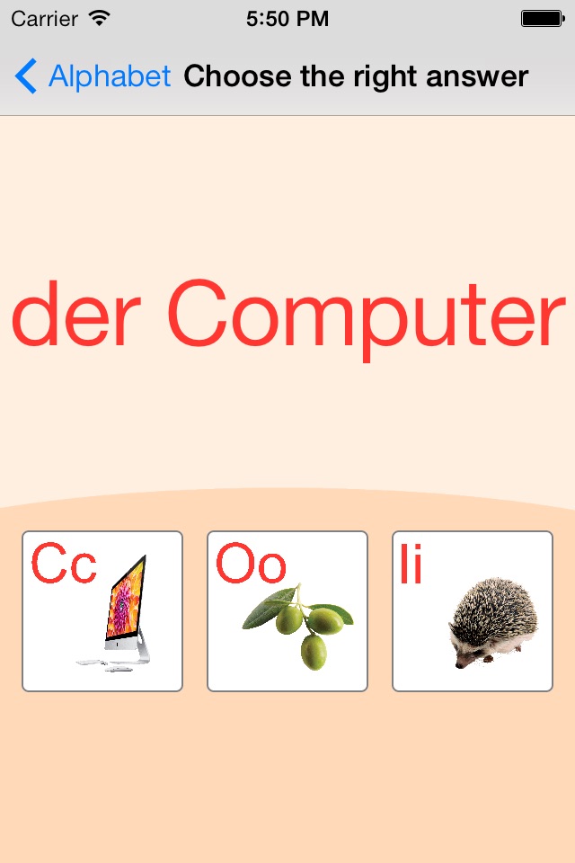 German Alphabet Learning Cards screenshot 3