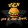 Gold and Black Burger