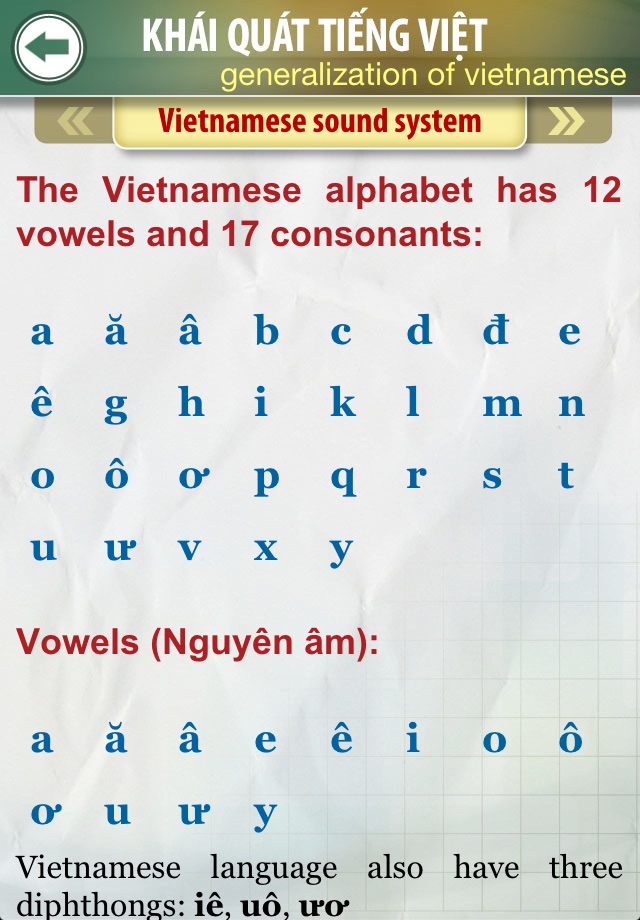 iVietnamese screenshot 4