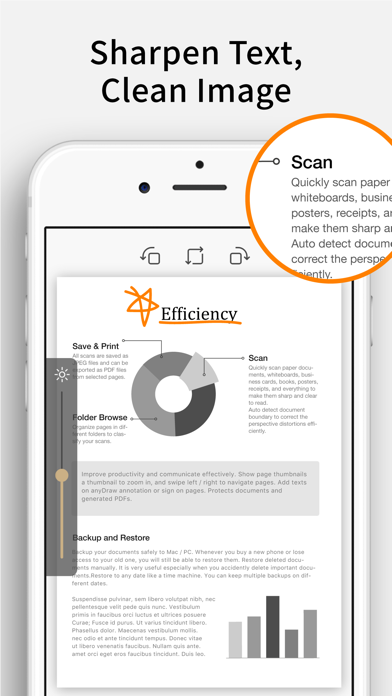 Doc Scan Pro - Scanner to Scan PDF, Print, Fax, Email, and Upload to Cloud Storages Screenshot 2