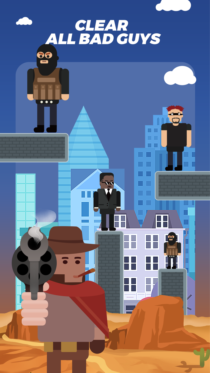 Marksmenshoot bad guys