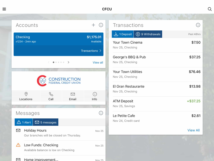 Construction FCU Mobile
