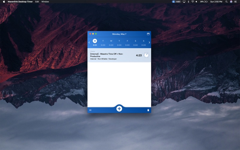 Mavenlink Desktop Timer screenshot 3