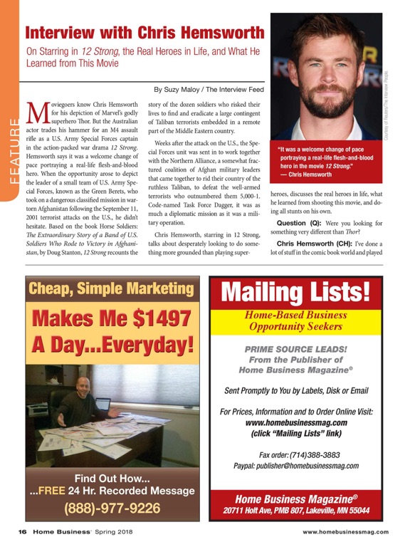 Home Business Magazine screenshot 3