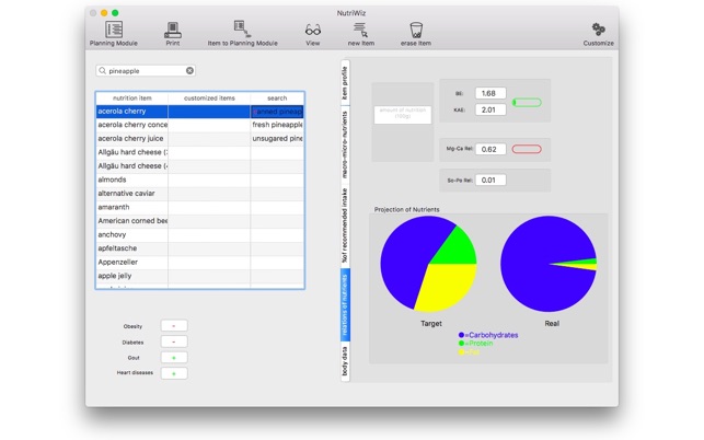 Nutriwiz For Mac