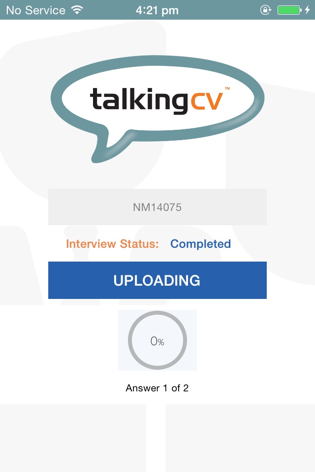 TalkingCV Candidate Interview screenshot 4