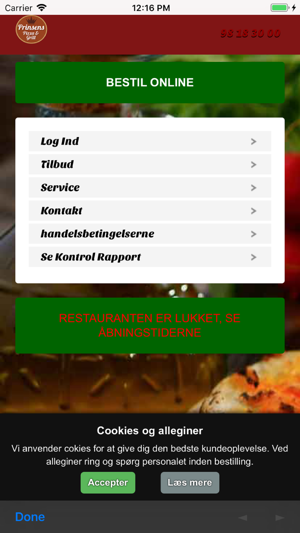 Prinsens pizza og grill Nørre(圖2)-速報App