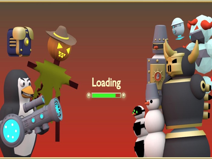 战斗企鹅大战雪人