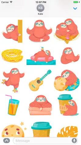 Game screenshot Pepe the Slow Sloth - Stickers mod apk