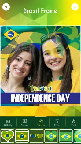 Game screenshot Brazil Independance Day Frame mod apk
