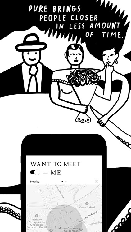 Pure, the hook up app