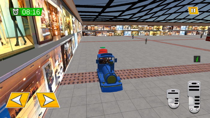 Shopping mall toy train games
