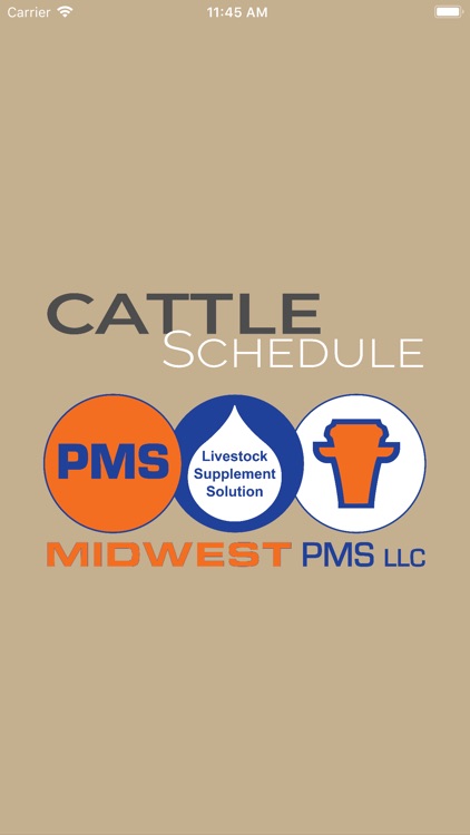 Cattle Schedule