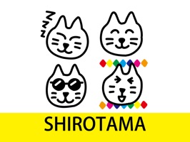 SHIROTAMA Cat 2 Sticker