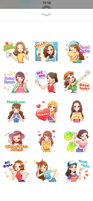 Fashionable Girls3 Sticker