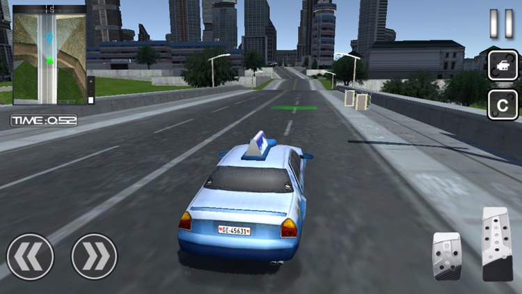 Crazy City Taxi Car Driver 3D