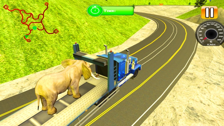 Zoo Animal Transport Truck screenshot-3
