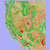 Scenic Map Western USA - GrangerFX
