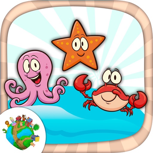 Color aquatic and sea animals Download