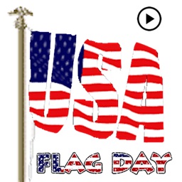 Animated Flag Day Sticker