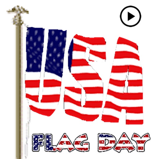 Animated Flag Day Sticker