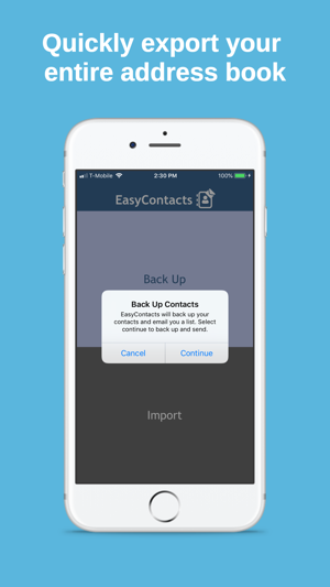 EasyContacts - Contacts Backup(圖2)-速報App