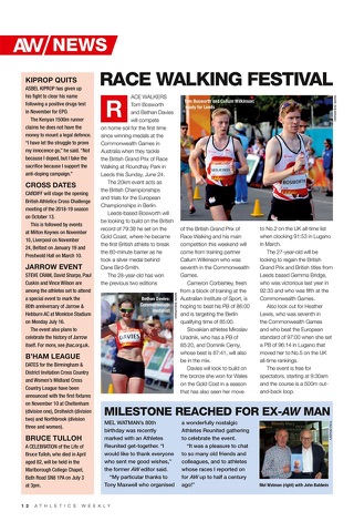 Athletics Weekly Magazine screenshot 2