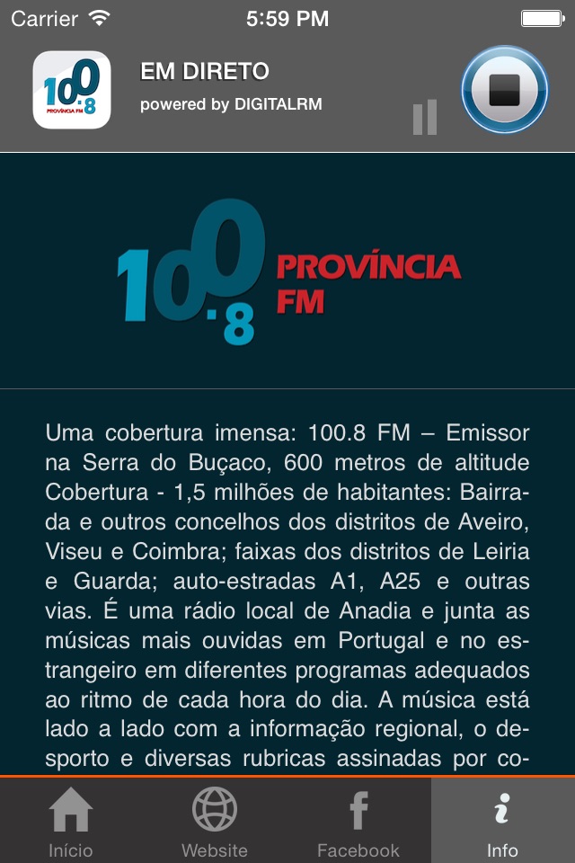 Rádio Província FM screenshot 2