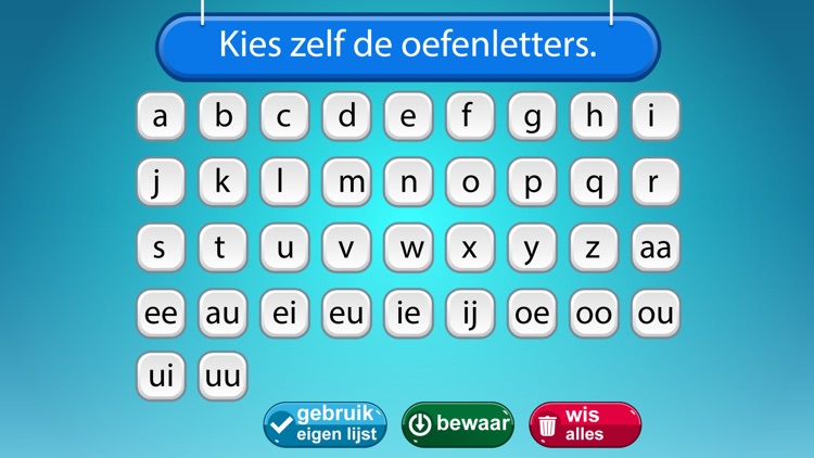 Letters flitsen, letters leren