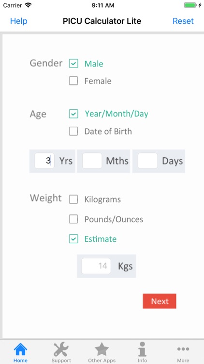 PICU Calculator Lite