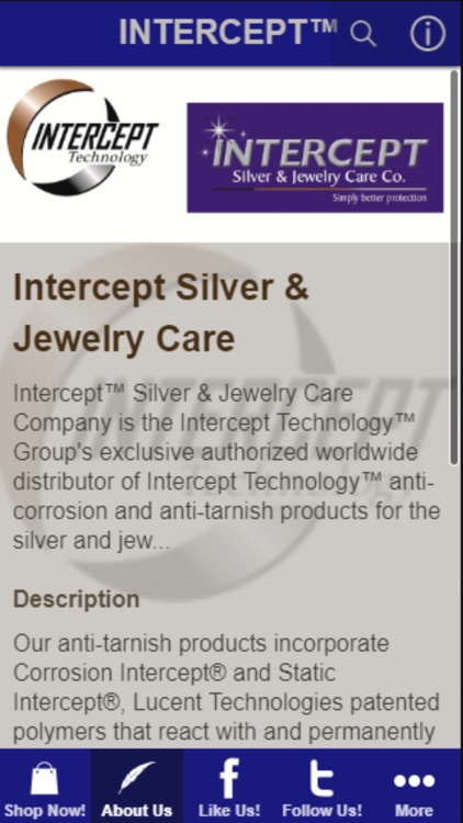 Intercept Jewelry Care