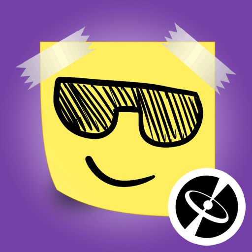 Paper emotion stickers icon