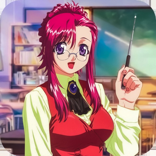 High School Anime Teacher Game Icon