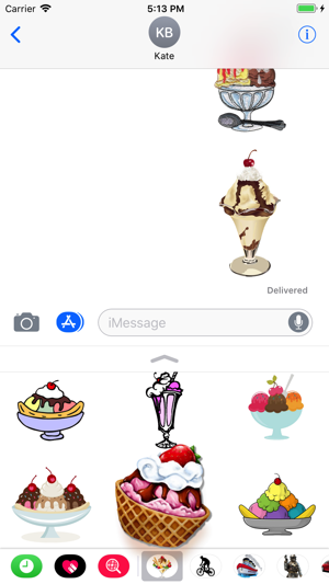 Ice Cream Stickers 4 iMessage(圖2)-速報App