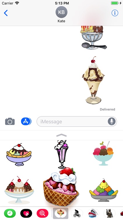 Ice Cream Stickers 4 iMessage