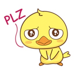 Yellow Baby Chicken Sticker