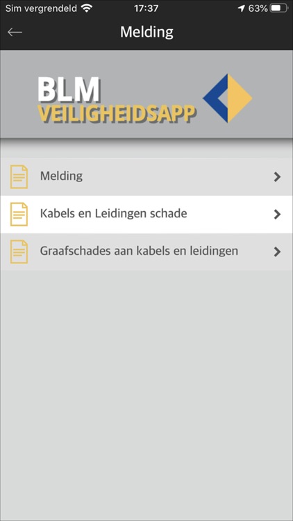 Veiligheidsapp BLM