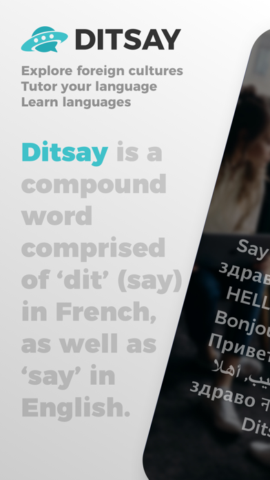 How to cancel & delete Ditsay - Language Exchange from iphone & ipad 1