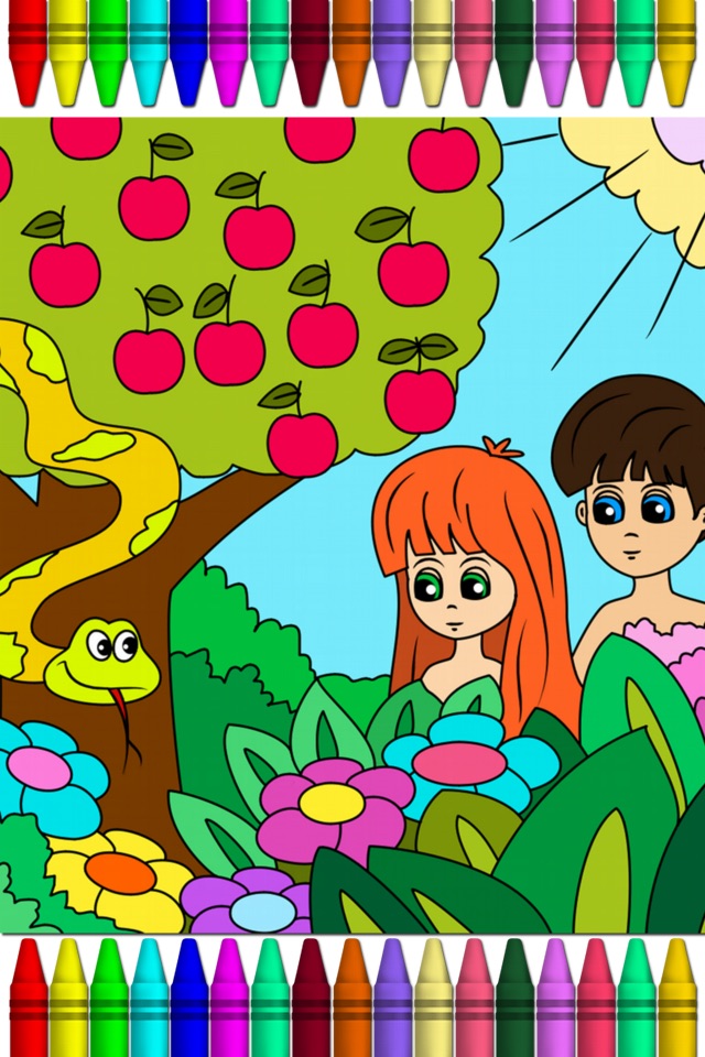 Bible Coloring Book for Kids screenshot 2