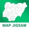 Icon Nigeria Map Jigsaw