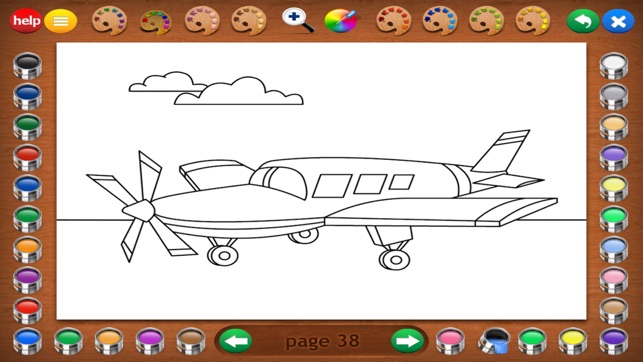 Coloring Book 12: Planes(圖6)-速報App