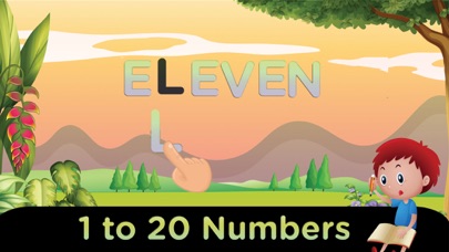 1 to 20 numbers spelling game screenshot 2